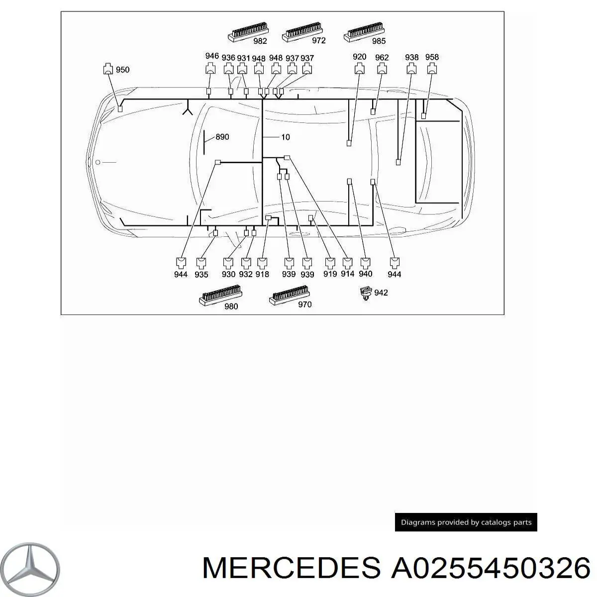 A0255450326 Mercedes 