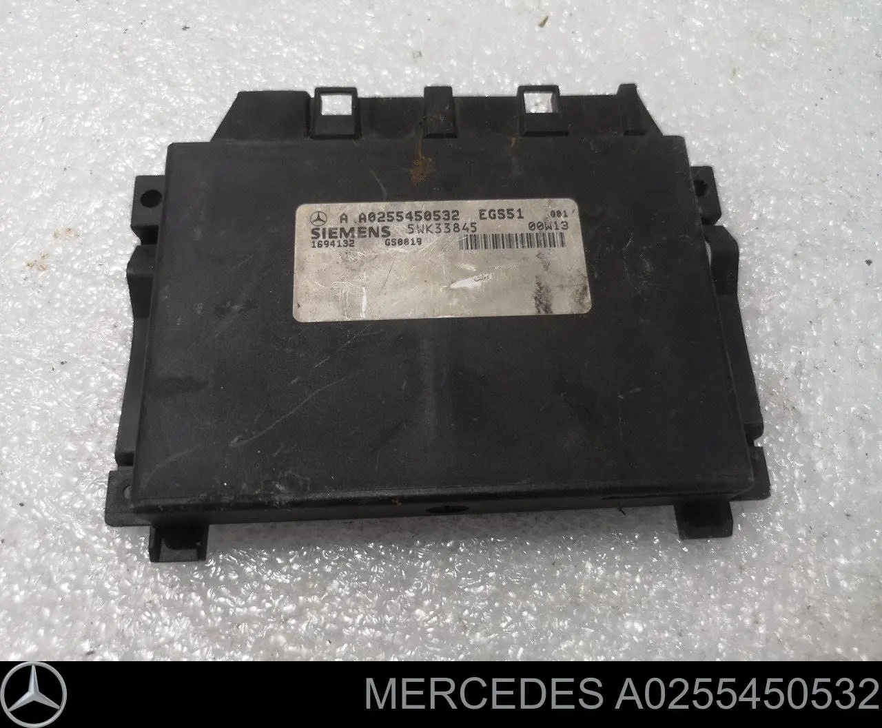 A0255450532 Mercedes módulo de direção (centralina eletrônica da Caixa Automática de Mudança eletrônica)