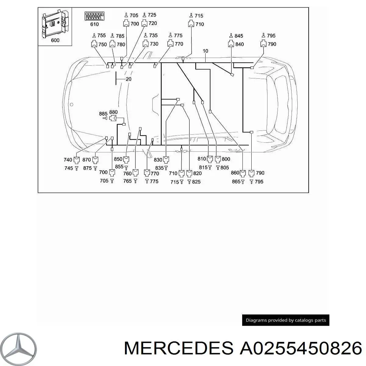 0255450826 Mercedes 