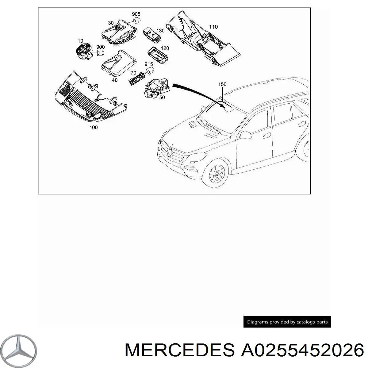 Купить A0255452026 Mercedes 