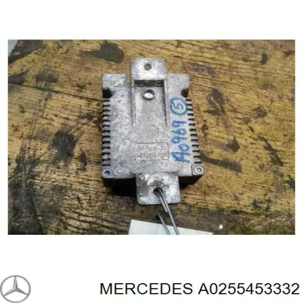 A0255453332 Mercedes regulador de revoluções de ventilador de esfriamento (unidade de controlo)