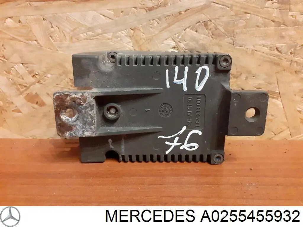 A0255455932 Mercedes regulador de revoluções de ventilador de esfriamento (unidade de controlo)
