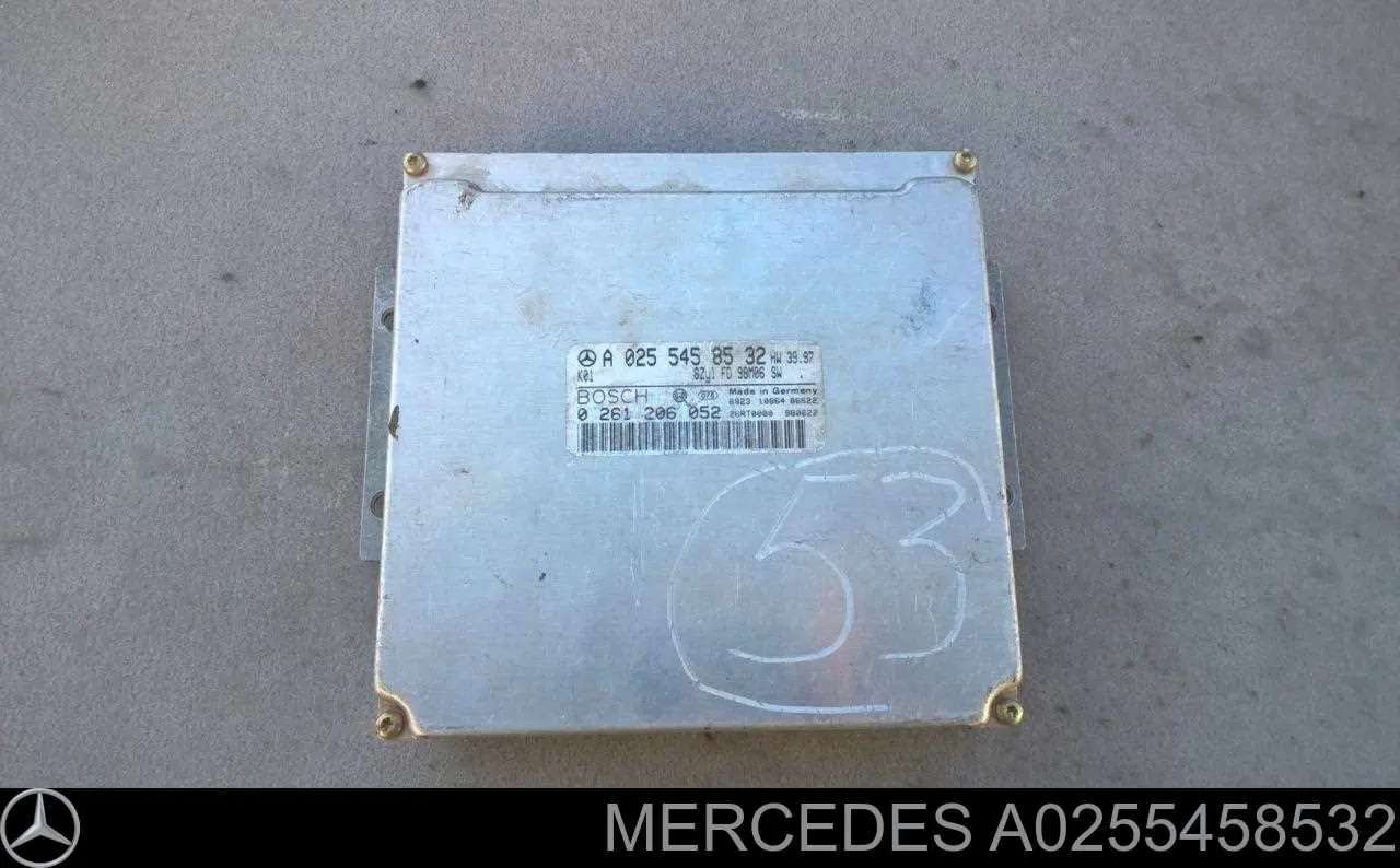 A0255458532 Mercedes módulo de direção (centralina eletrônica de motor)