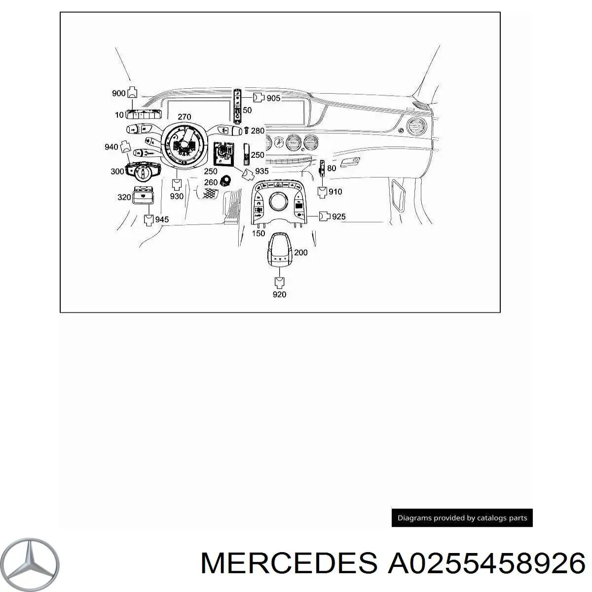 A0255458926 Mercedes 