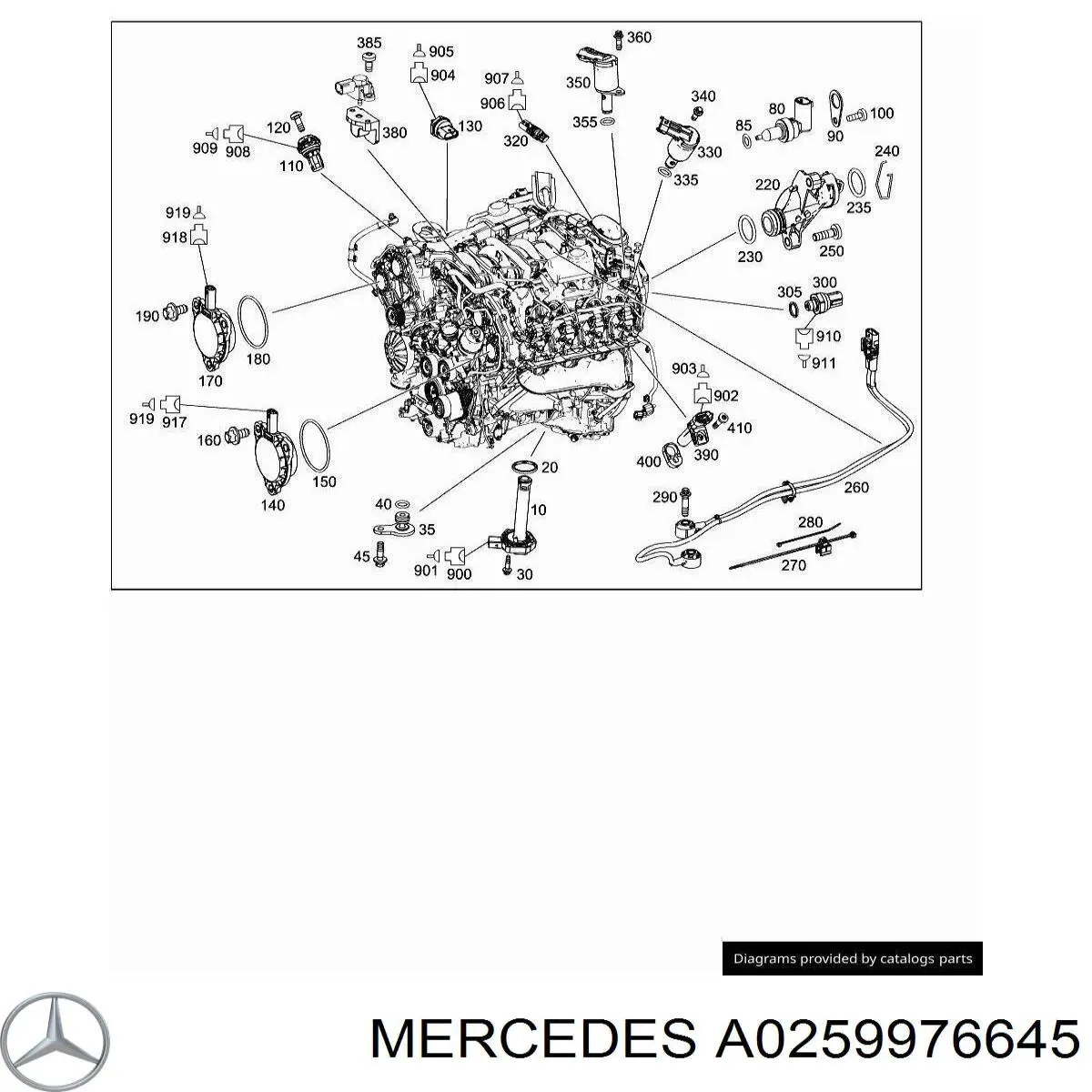Mercedes кiльце ущiльнювальне