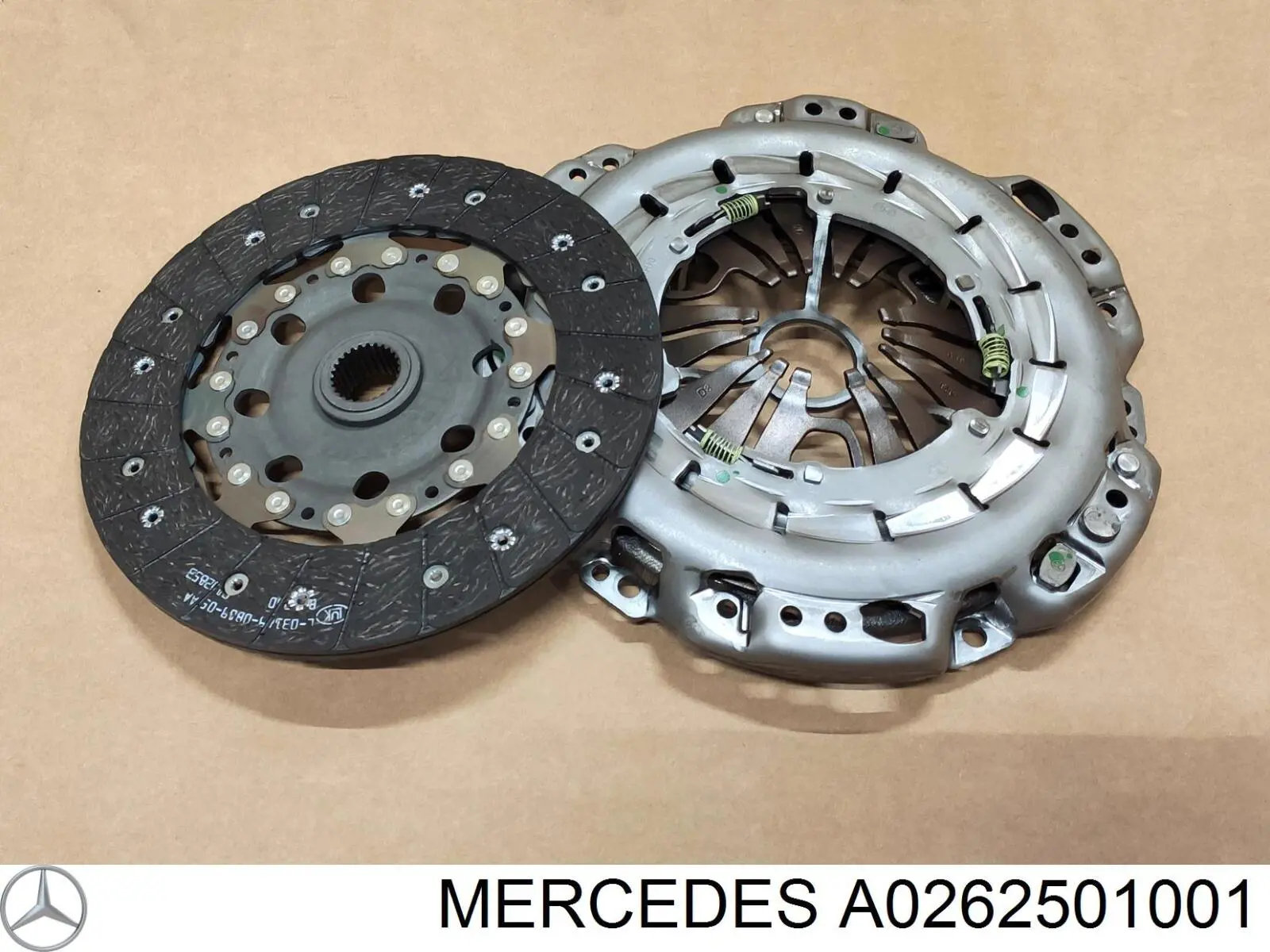 A026250100180 Mercedes kit de embraiagem (3 peças)