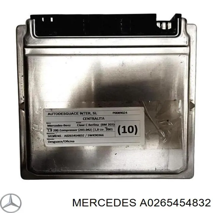 Módulo de direção (Centralina eletrônica) de motor para Mercedes C (S203)