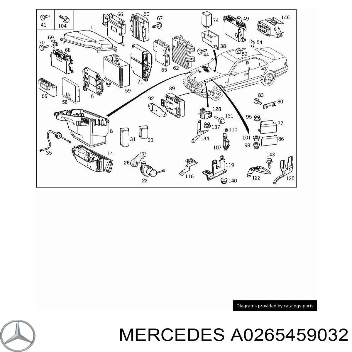  A0265459032 Mercedes