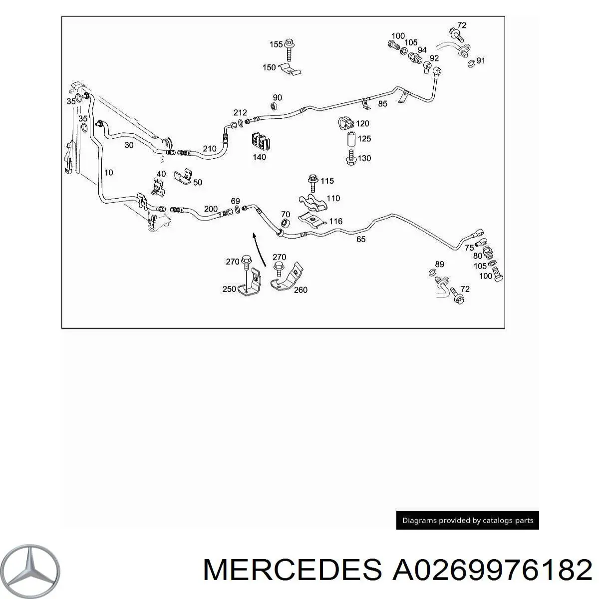 A0269976182 Mercedes 