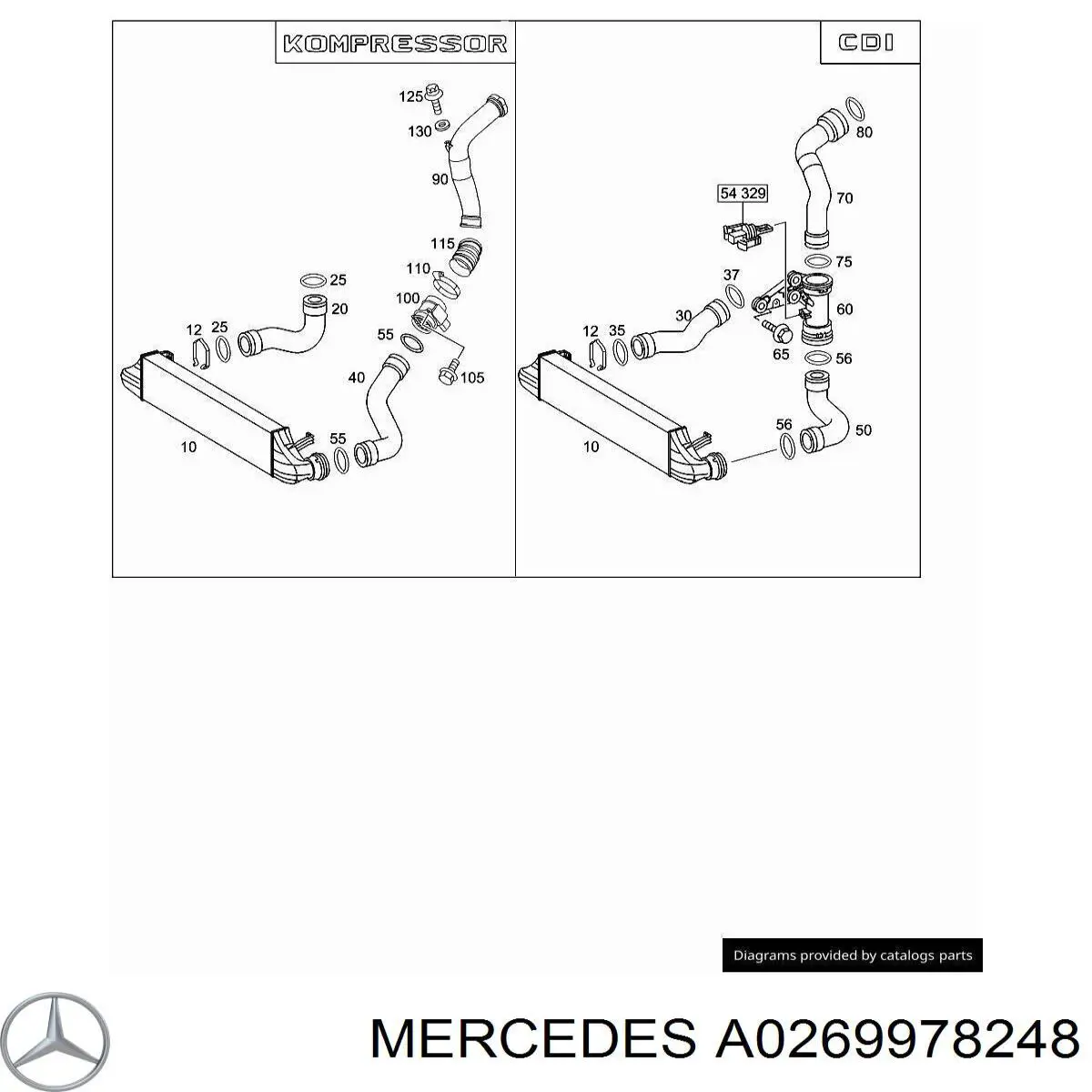 Купить A0269978248 Mercedes 