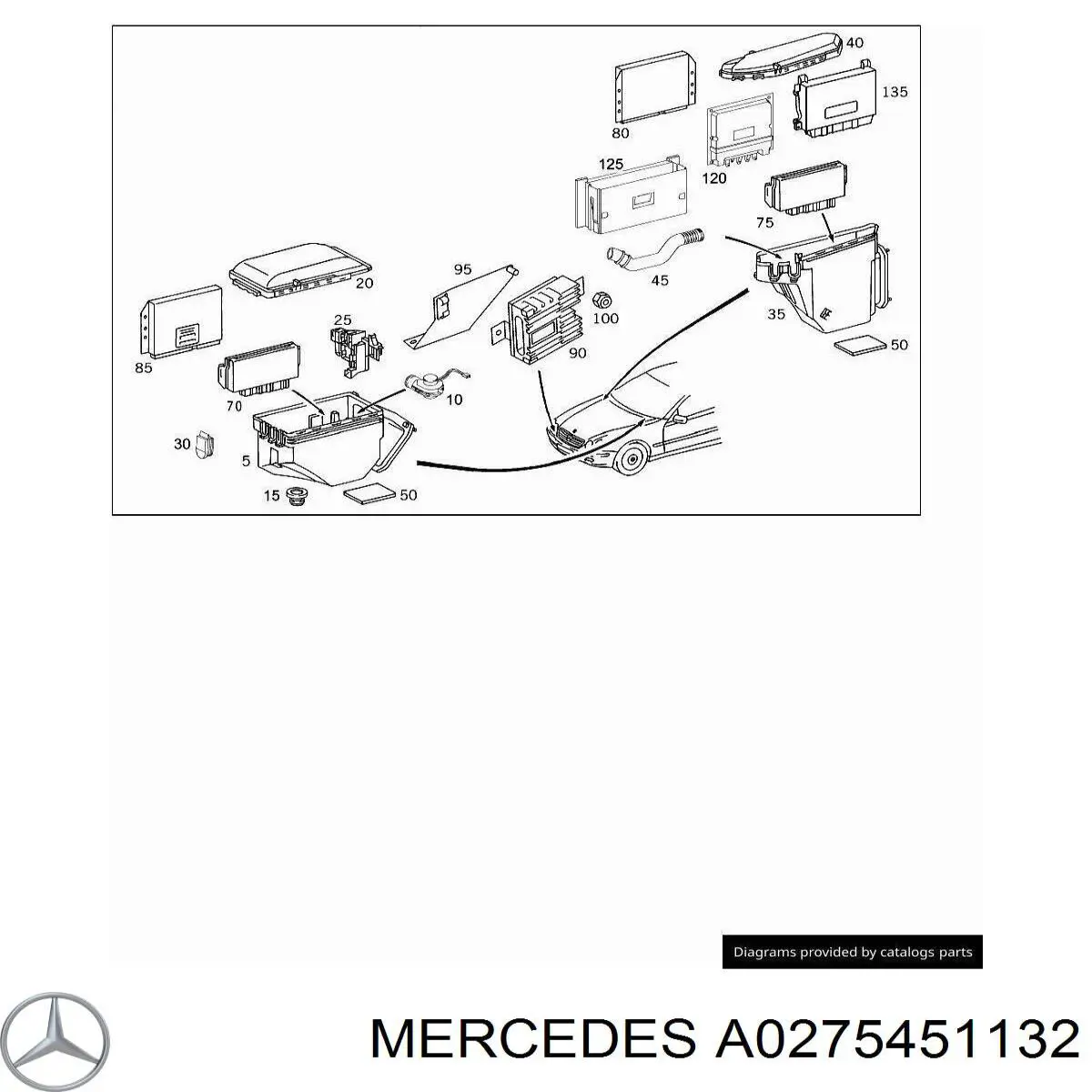 Блок управления акпп 027545203280 Mercedes