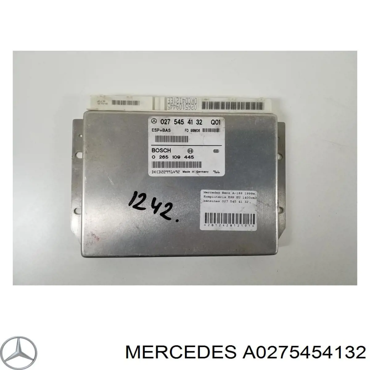 A0275454132 Mercedes блок управления esp