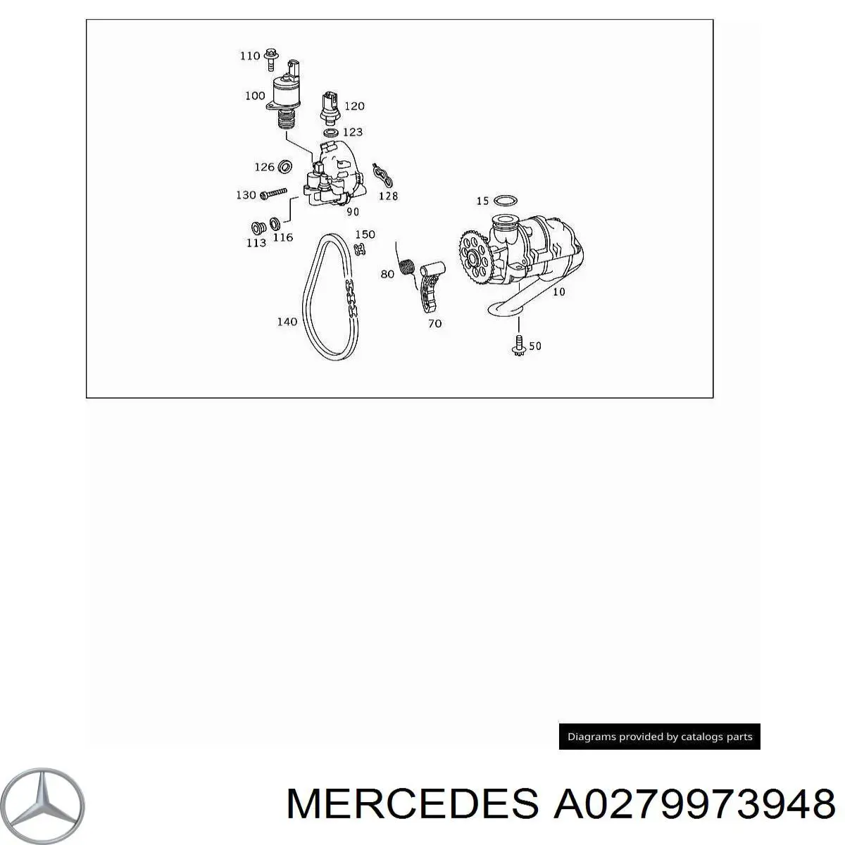 Vedante de bomba de óleo para Mercedes S (C216)