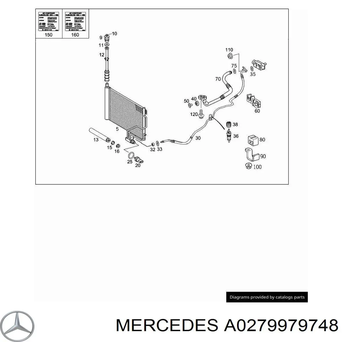 Купить A0279979748 Mercedes 