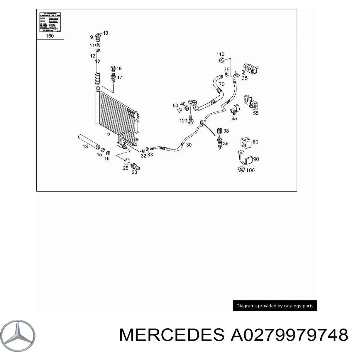  Mercedes A0279979748 цена, от 2.11 USD