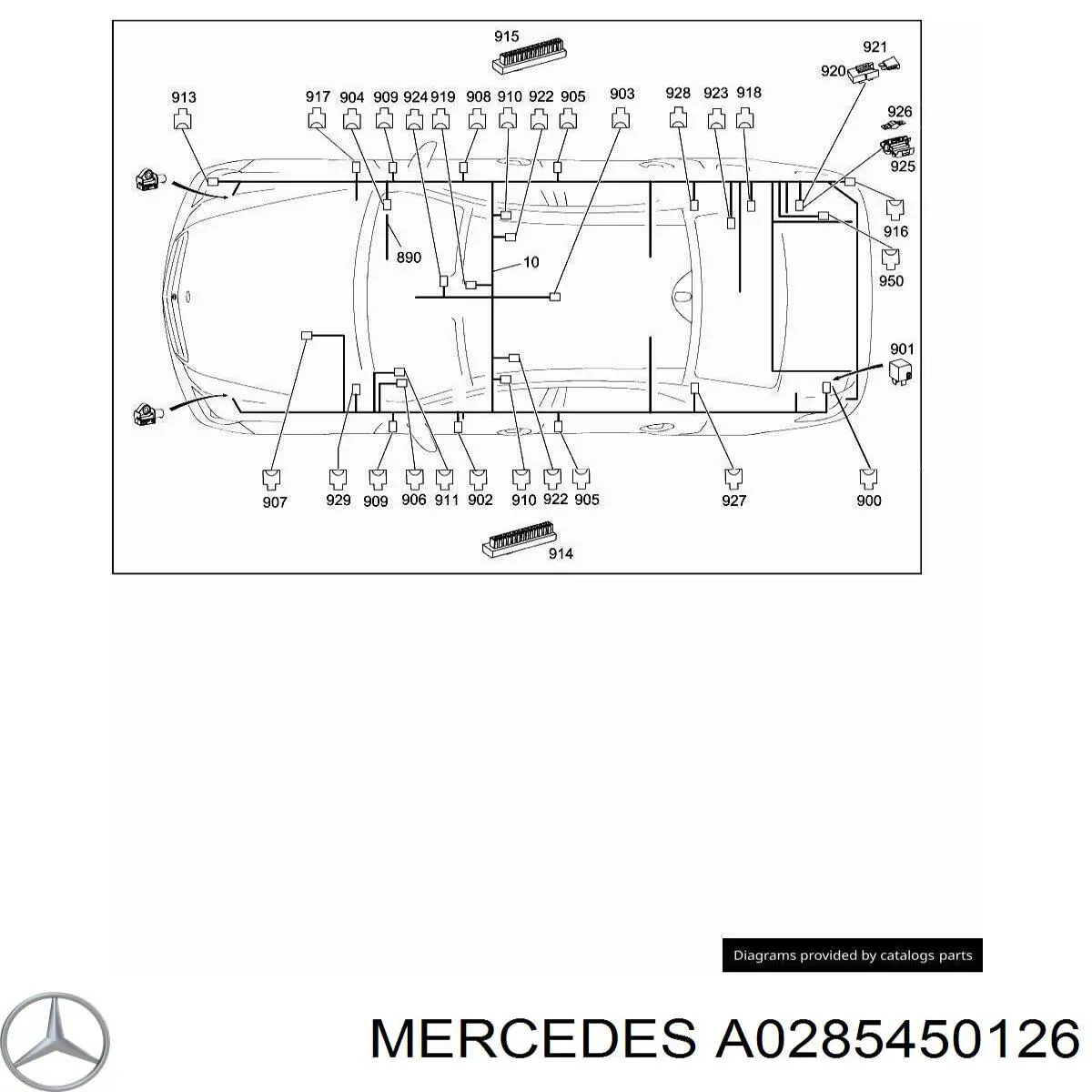  Mercedes A0285450126 цена, от 3.18 USD