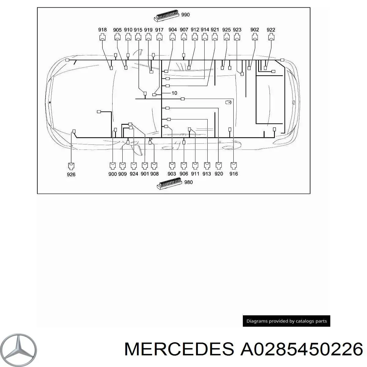  Mercedes A0285450226 цена, от 3.95 USD