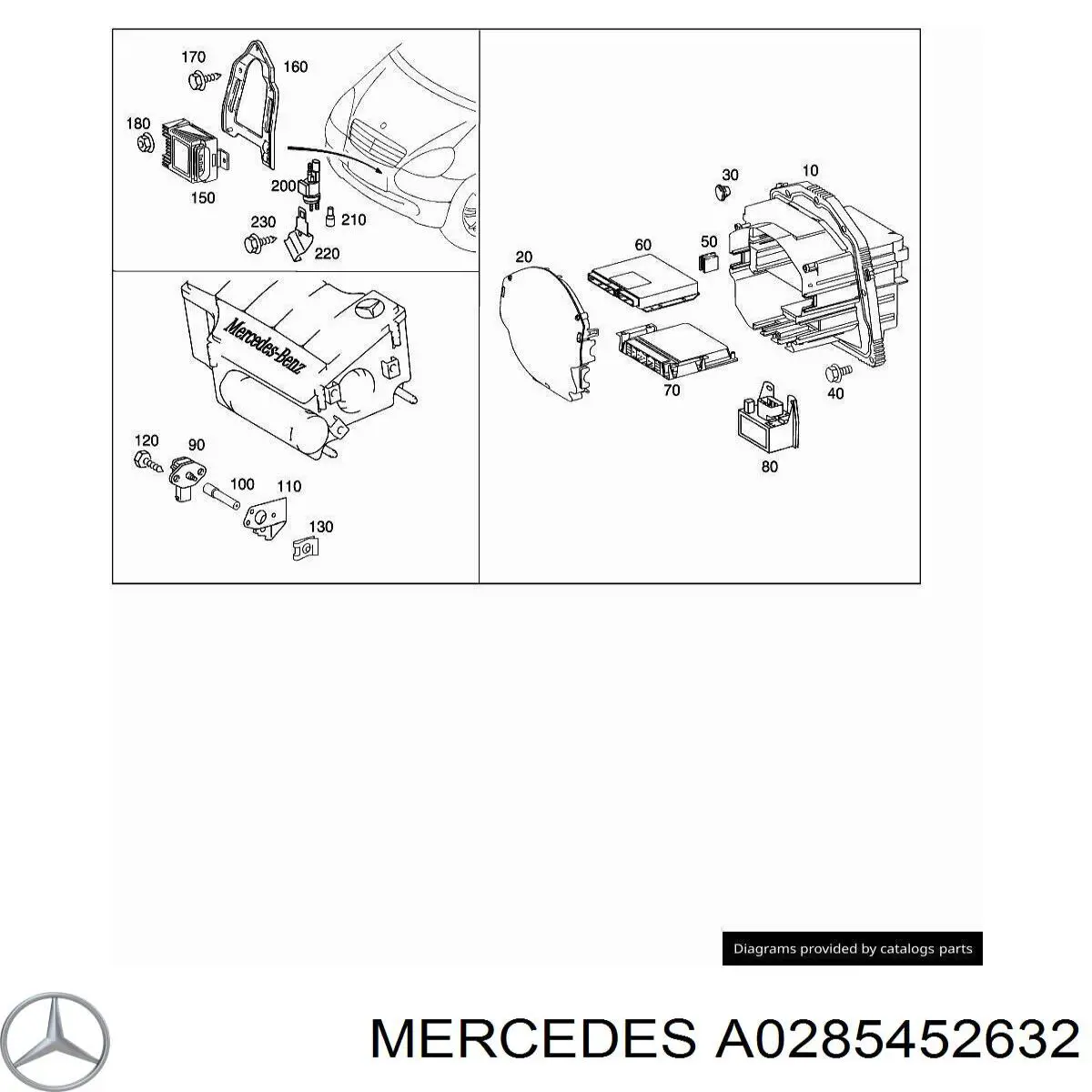 Купить A0285452632 Mercedes 
