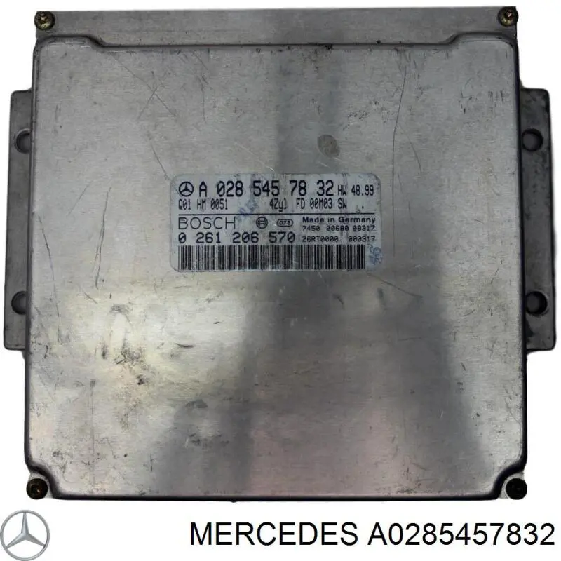 A0285457832 Mercedes módulo de direção (centralina eletrônica de motor)