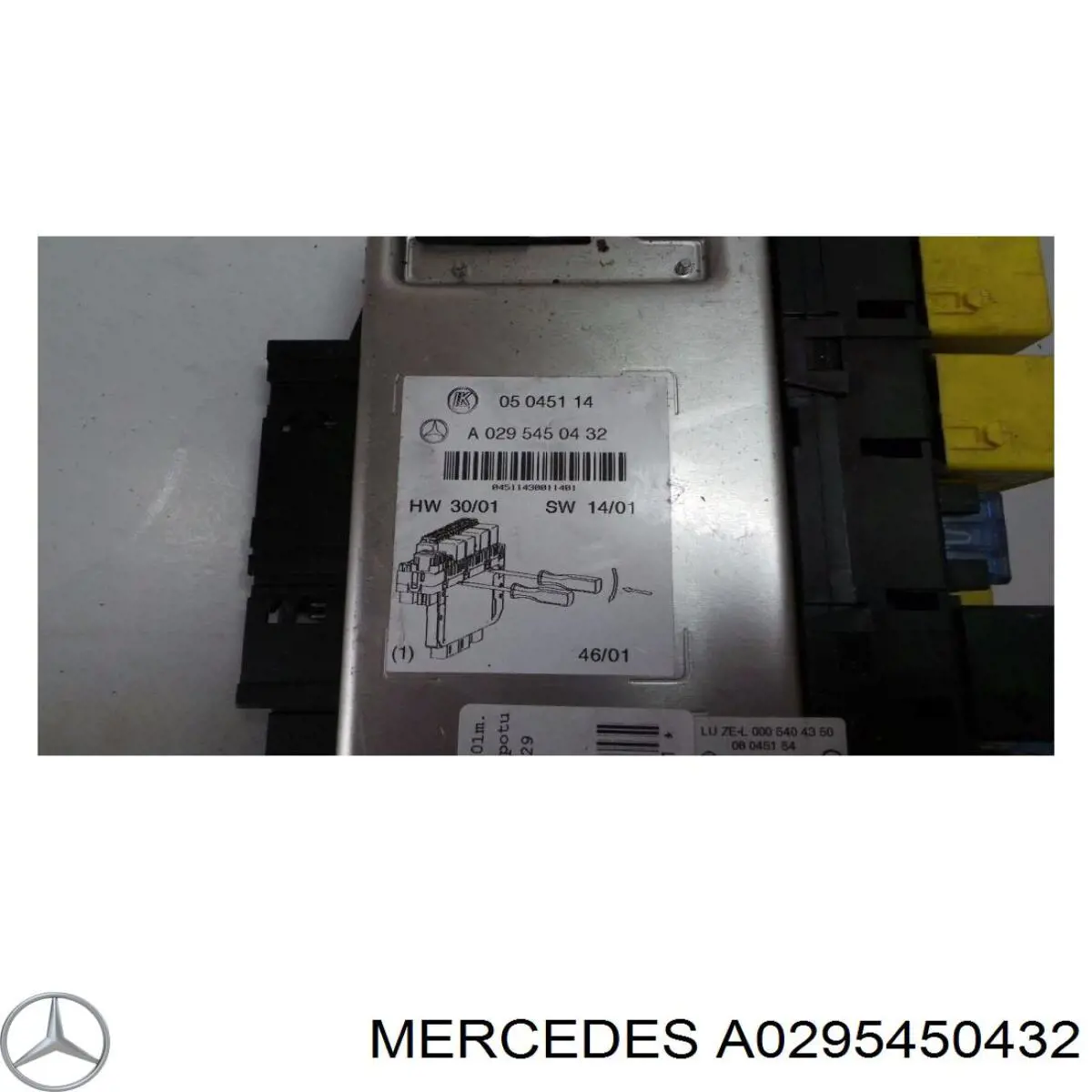A0295450432 Mercedes Монтажный блок предохранителей
