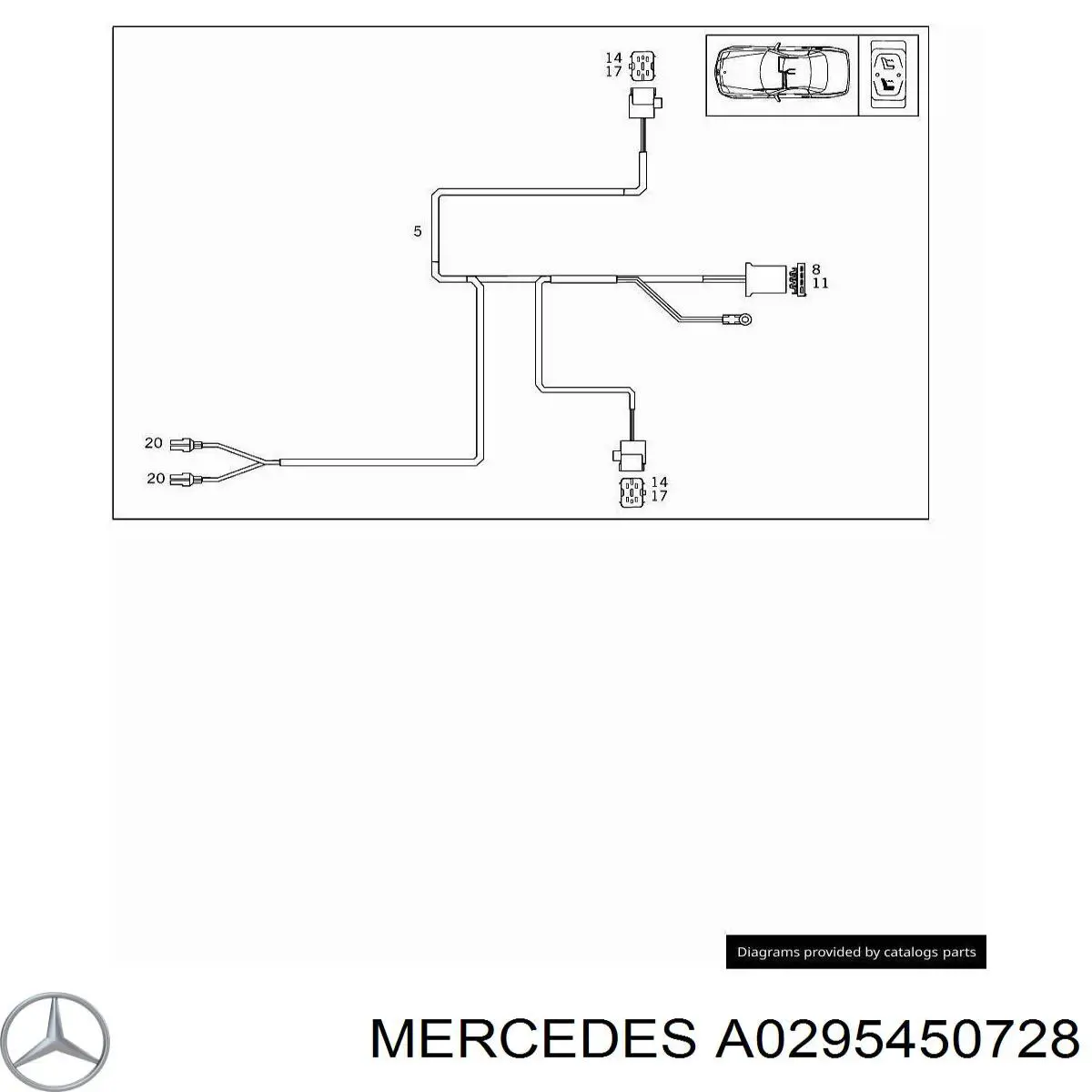 0295450728 Mercedes 