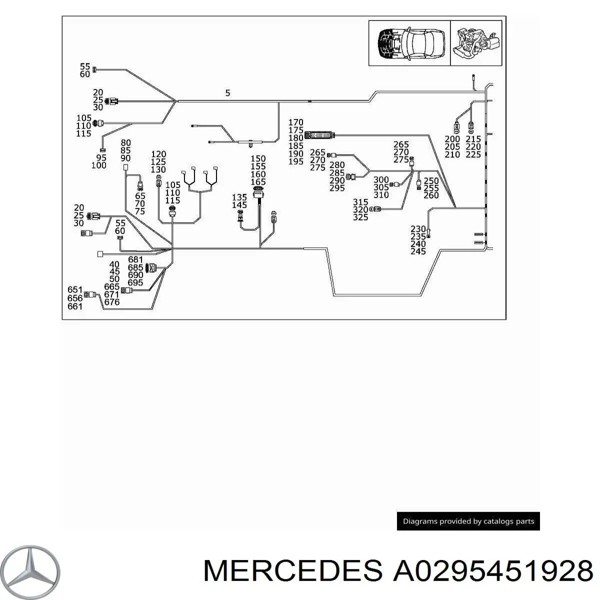 Купить A0295451928 Mercedes 