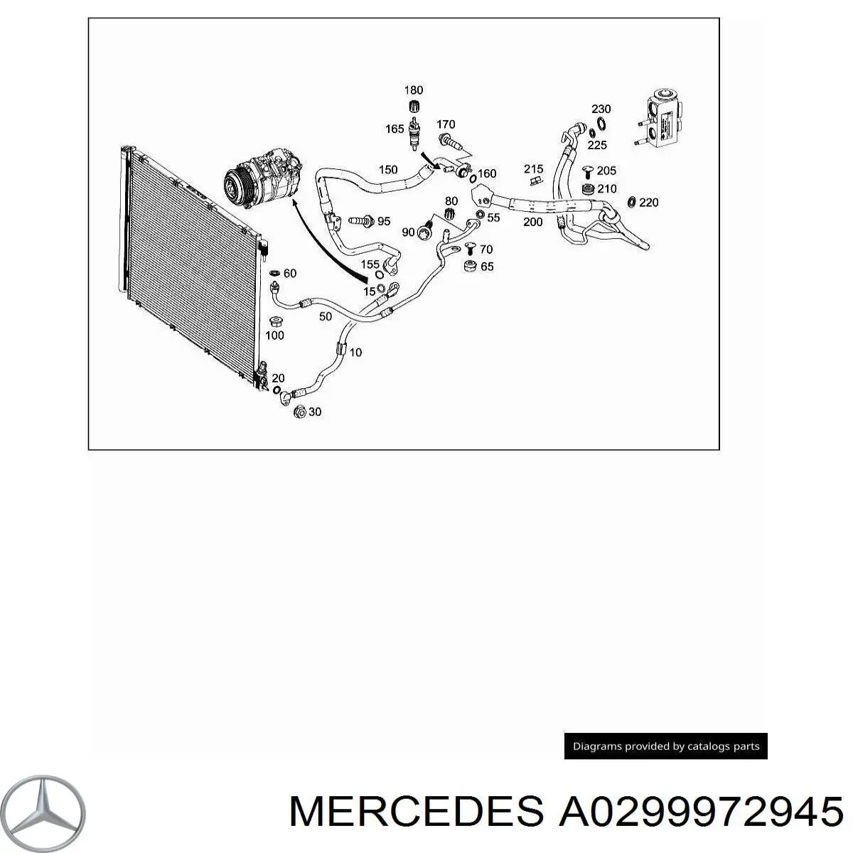 A0299972945 Mercedes 