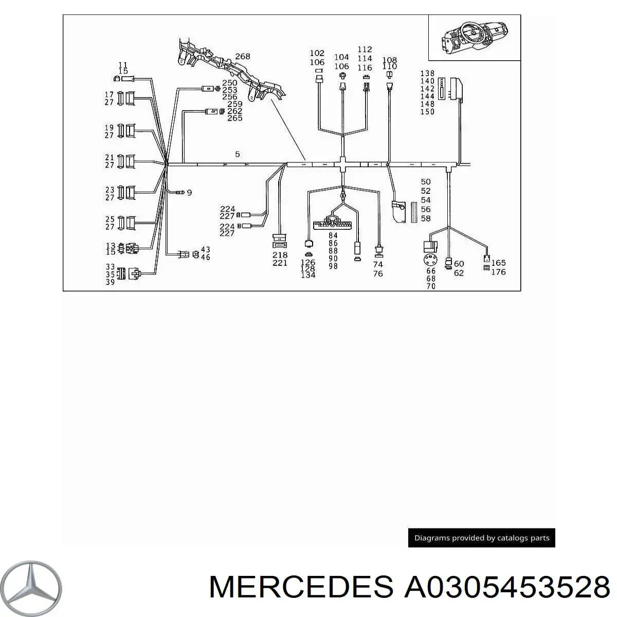 0305453528 Mercedes 
