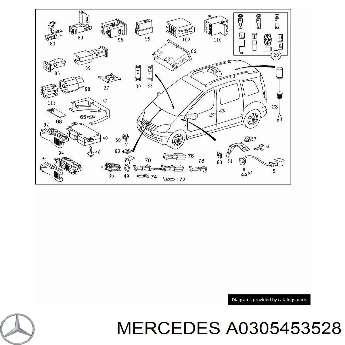  Mercedes 0305453528 цена, от 1.67 USD
