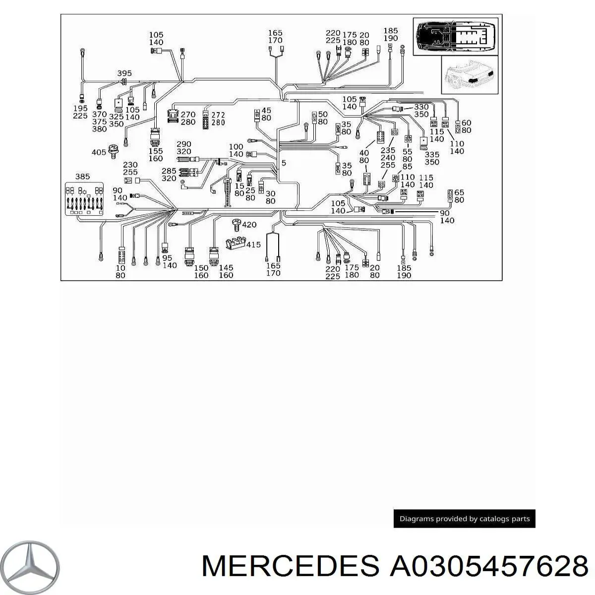  A0305457628 Mercedes