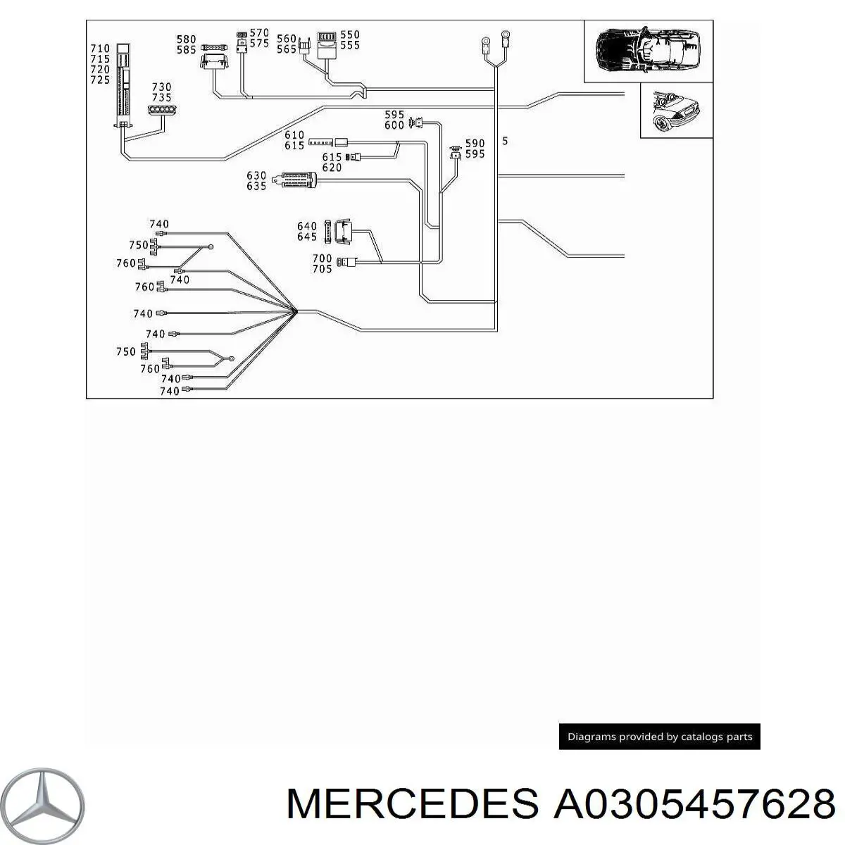  Mercedes 0305457628 цена, от 1.79 USD