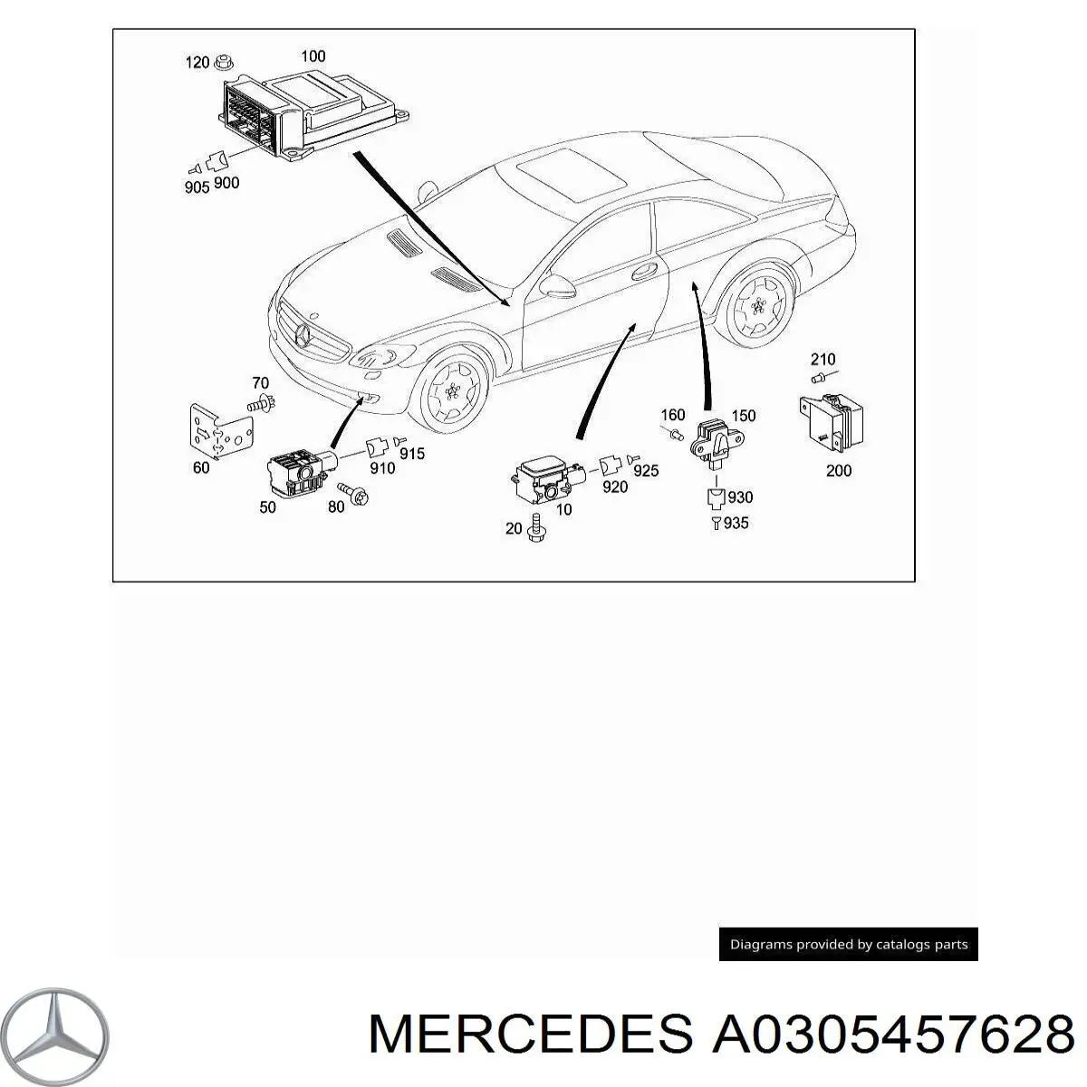 Купить 0305457628 Mercedes 