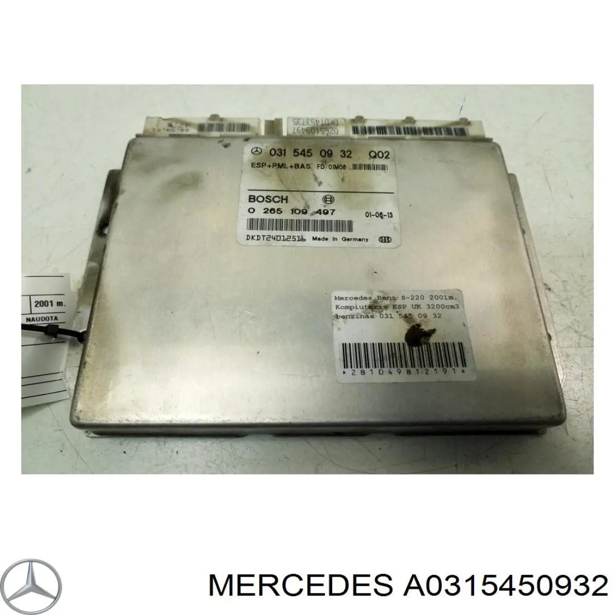 Блок управления ESP A031545093264 Mercedes