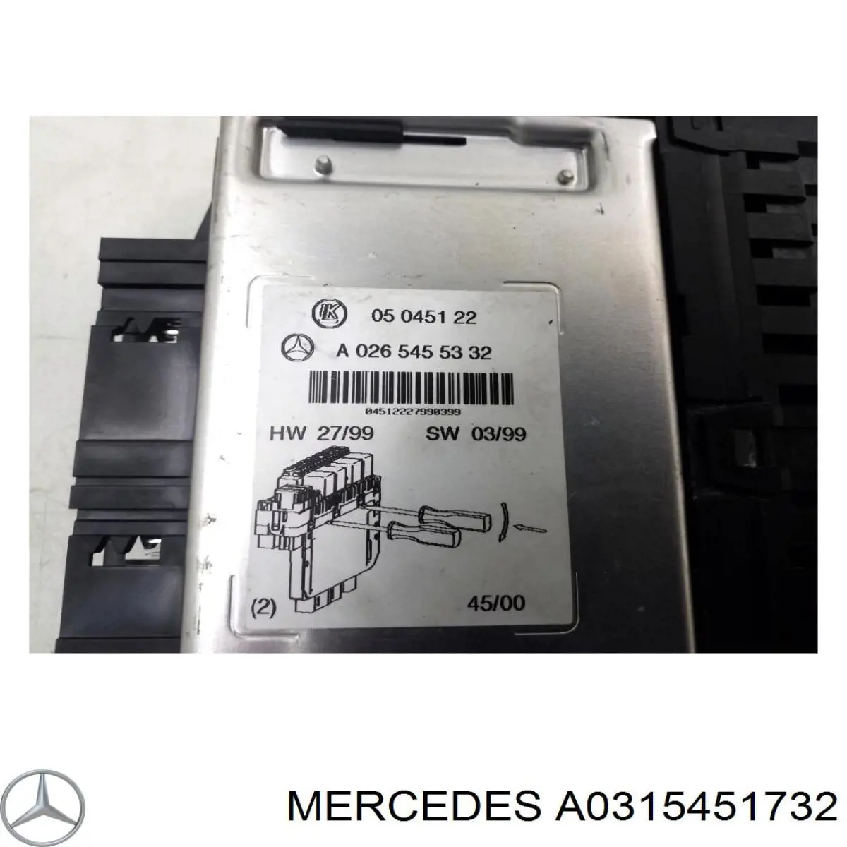 Блок управления сигналами SAM 205451832 Mercedes