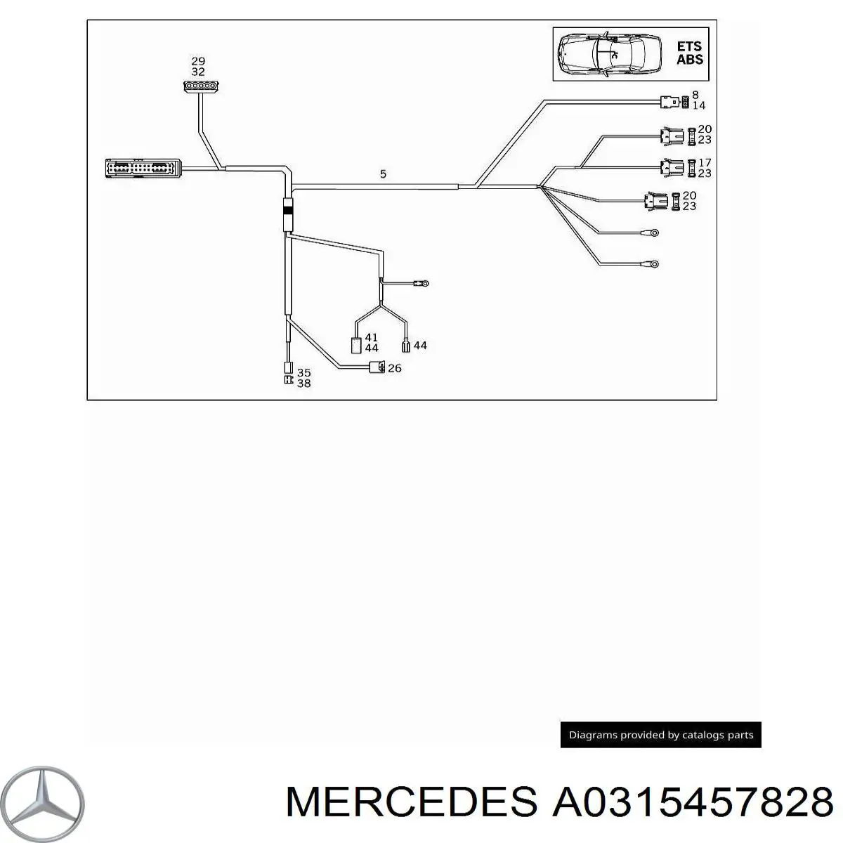  Mercedes 0315457828 цена, от 2.14 USD