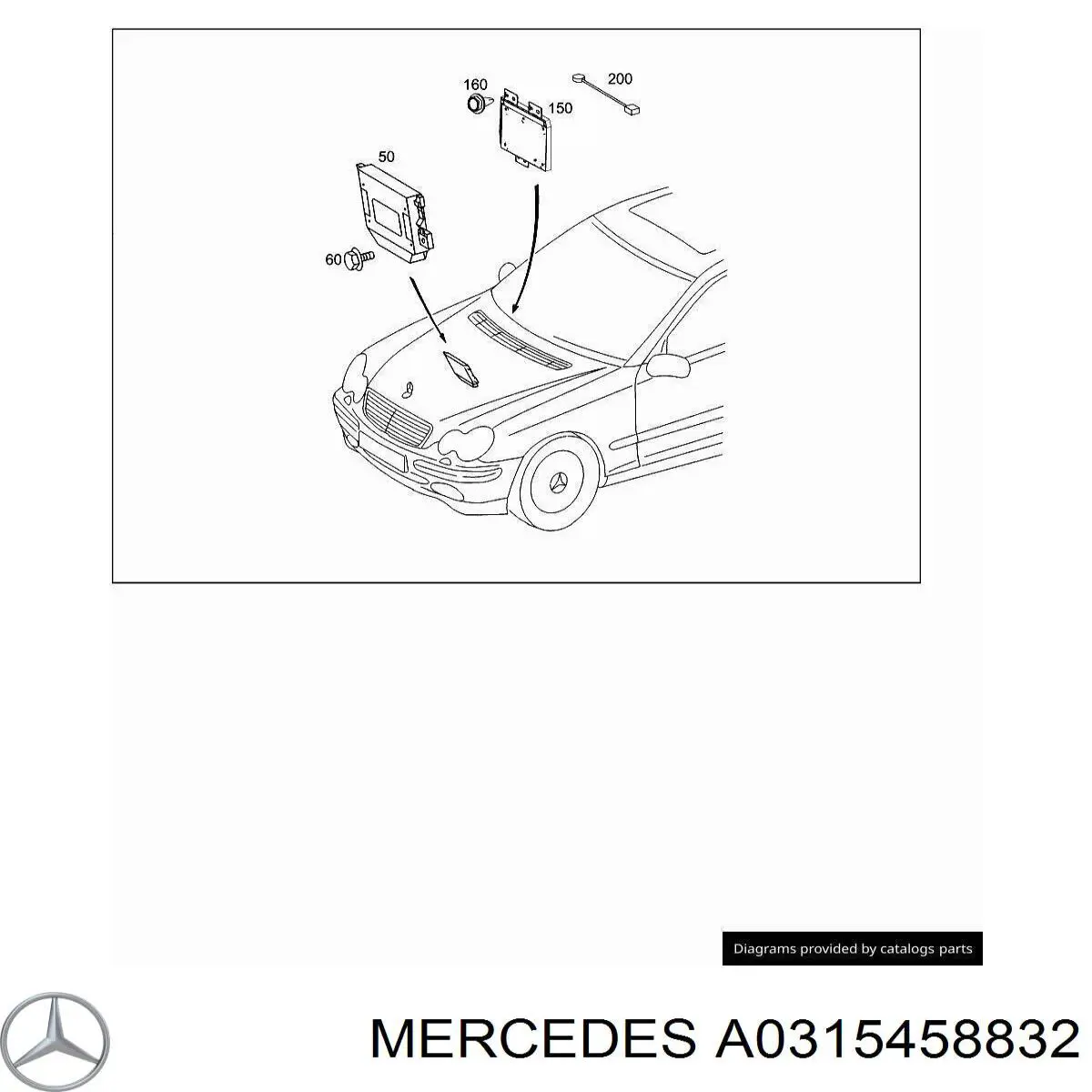 A0315458832 Mercedes 