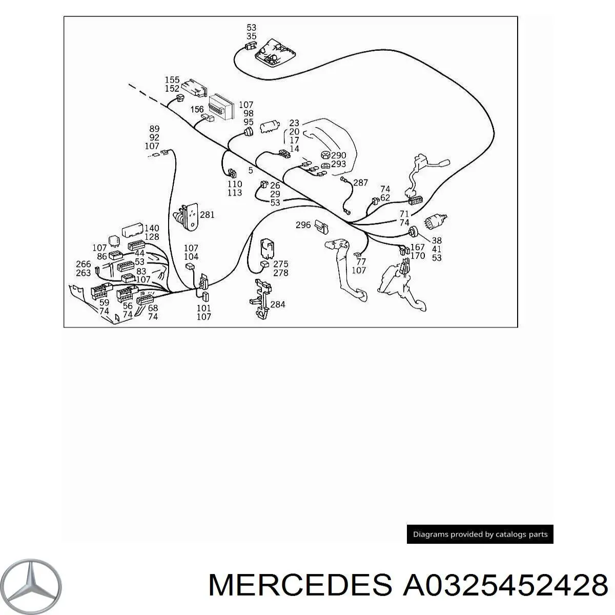  Mercedes A0325452428 цена, от 1.27 USD