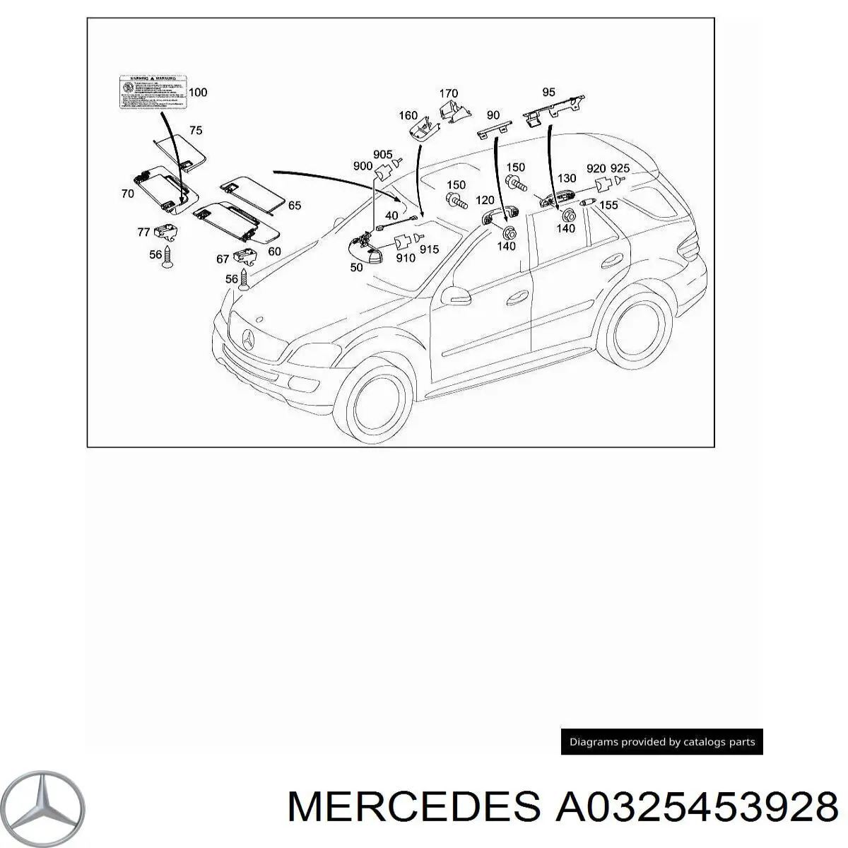 Пин (наконечник) провода Mercedes 0325453928 цена, от 3.47 USD