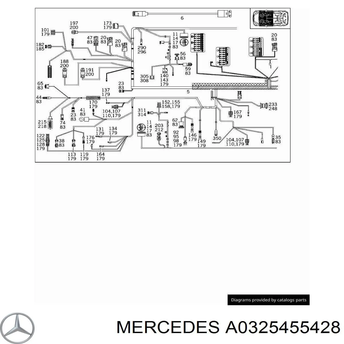  Mercedes A0325455428 цена, от 0.23 USD