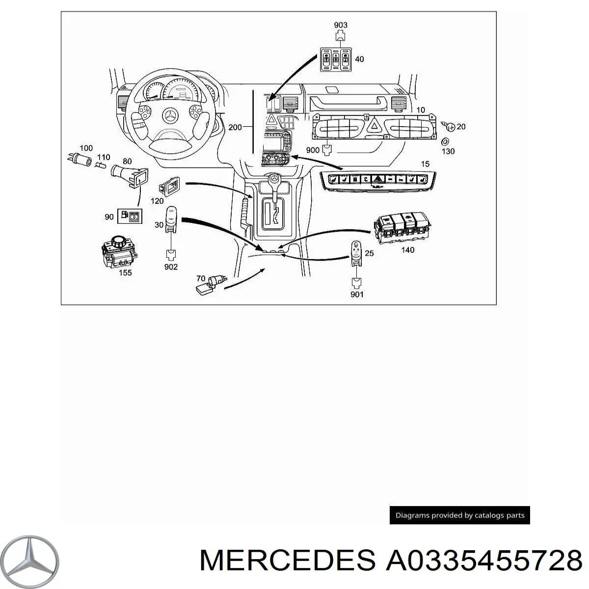 Купить A0335455728 Mercedes 