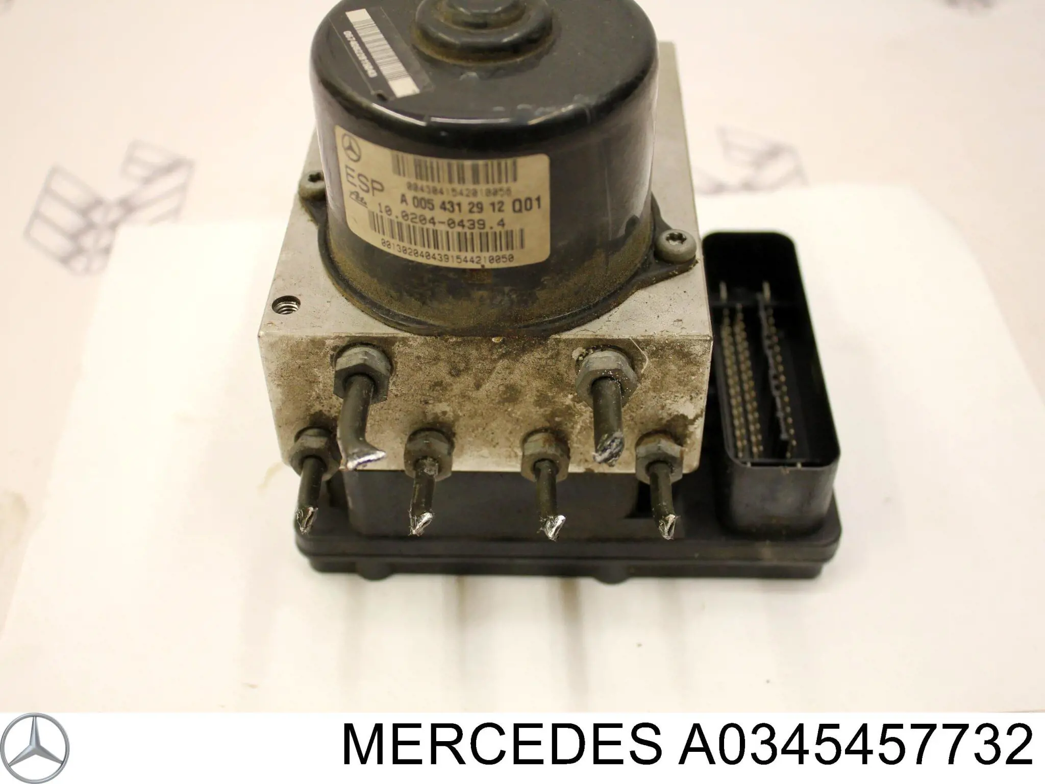 A0345457732 Mercedes unidade hidráulico de controlo abs