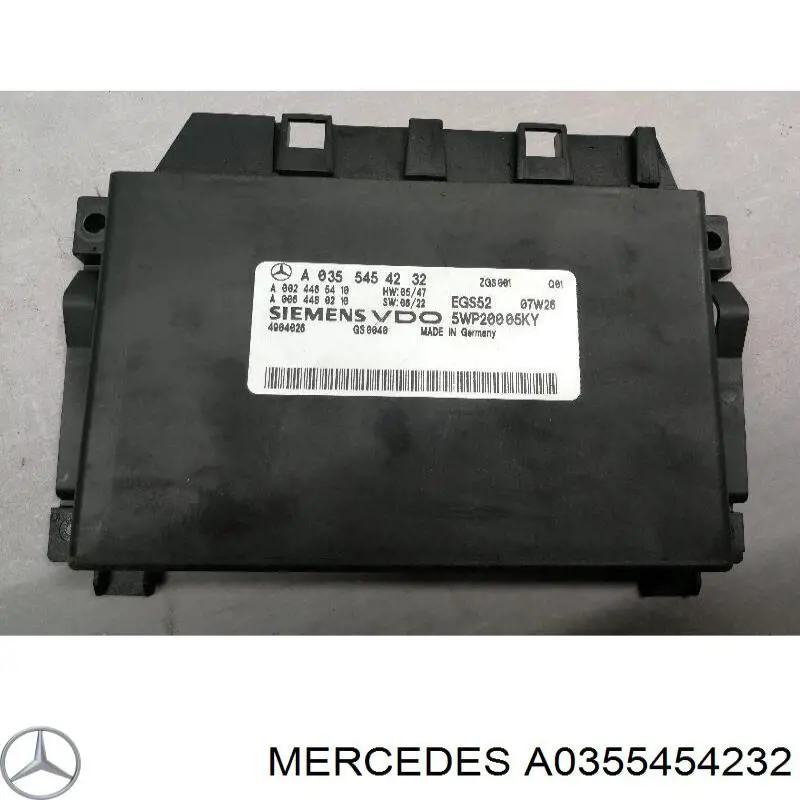A0355454232 Mercedes módulo de direção (centralina eletrônica da Caixa Automática de Mudança eletrônica)