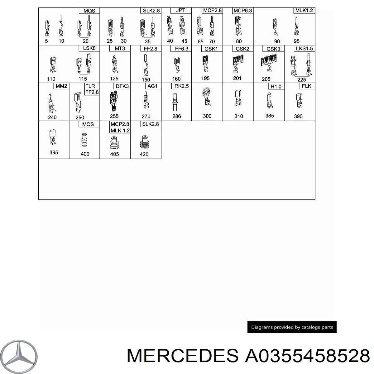  Mercedes 0355458528 цена, от 3.92 USD
