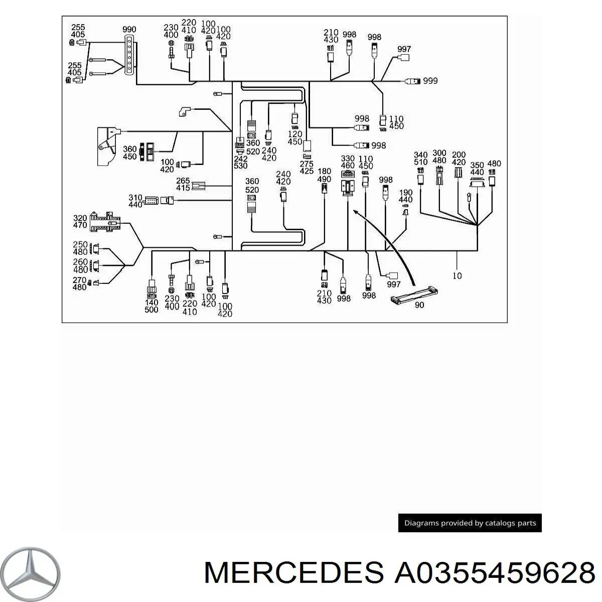 Купить A0355459628 Mercedes 