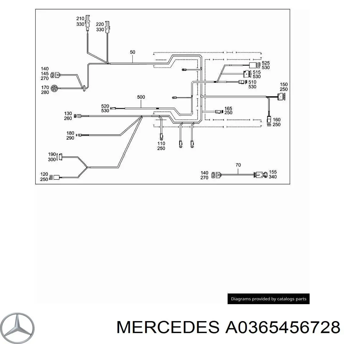  Mercedes A0365456728 цена, от 1.27 USD