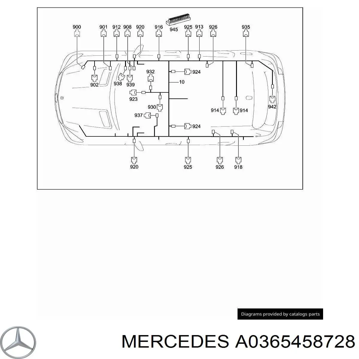 Купить A0365458728 Mercedes 