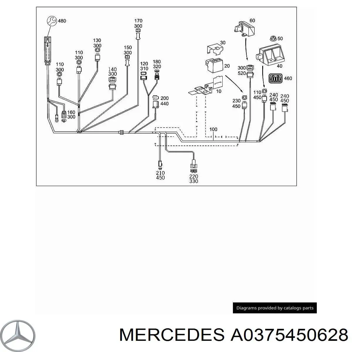 Купить A0375450628 Mercedes 
