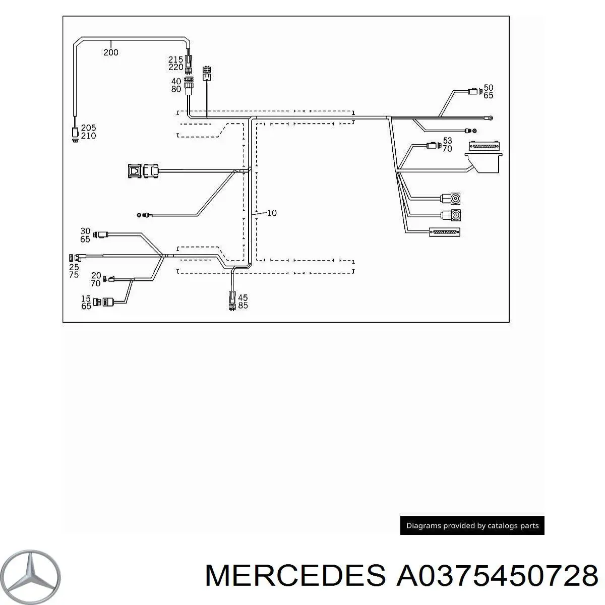  Mercedes A0375450728 цена, от 3.79 USD