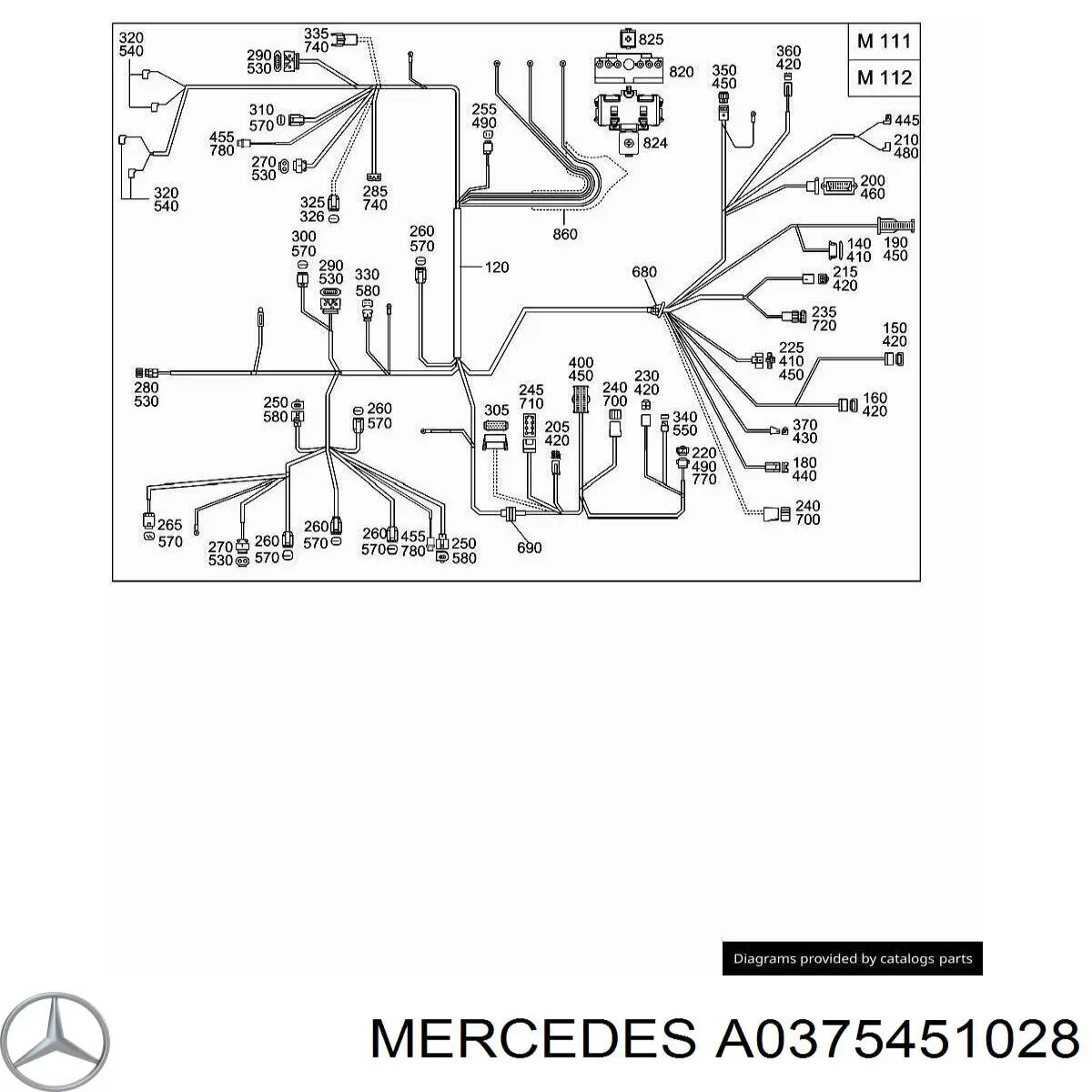 Купить A0375451028 Mercedes 