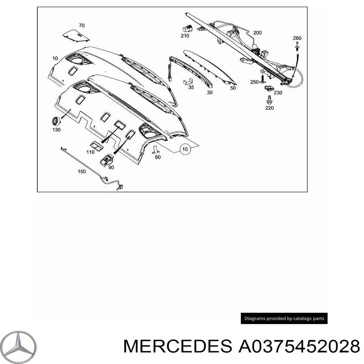  Mercedes A0375452028 цена, от 3.10 USD